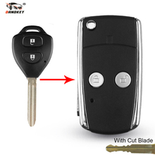 Modified Cut/Uncut Blade Modified Remote Car Cover Key Case For Toyota Camry Corolla Avalon Echo Avensis Tarago Prado Toy43 2024 - buy cheap