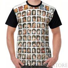 Camiseta estampada feminina e masculina, moda verão, camiseta gráfica, engraçada, manga curta 2024 - compre barato