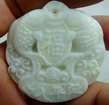 47*47Wholesale natural Chinese Liantian stone hand-carved statue of Avalokitesvara amulet pendant necklace Jewelry Making 2024 - buy cheap