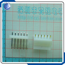10PCS/Lot  Straight pin socket plug type connector CH3.96-6P spacing of 3.96 2024 - buy cheap