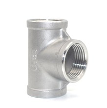 1/2" Tee 3 way F/F/F Threaded Pipe Fittings Stainless Steel SS304 Female x Female x Female 51mm Length Moonshine Still 2024 - buy cheap