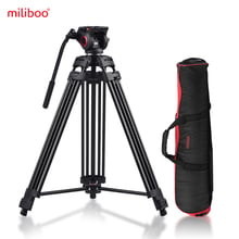 Miliboo MTT601A Aluminum Alloy Tripod Stand Photography Professional Tripod 3 Sections with Panorama Head for Canon Nikon Sony 2024 - buy cheap