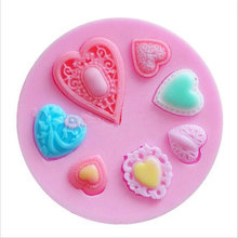 Love Gem Valentine's Day Chocolate Silicone Cake Mold Wedding Fondant Cake Decorating Tools DIY Heart Baking Kitchen Accessories 2024 - buy cheap