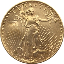 1926-D $20 копия монеты св. Гауденса 2024 - купить недорого