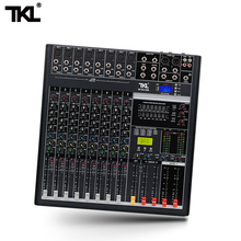 TKL 8-канальный цифровой миксер профессиональный аудио звук смешивания реверберации и эффекты Bluetooth 2USB DJ смесители 2024 - купить недорого