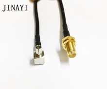 10PCS TS-9 ts9 male right angle SMA female RG174 3G ZTE Modem Cable Connector 2024 - buy cheap