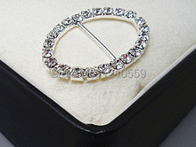 100 Pieces Inner Diameter13MM Wholesale Small Round Crystal Glass Rhinestone Ribbon Buckle Sliders Wedding Invitation 2024 - buy cheap