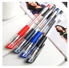 12 pcs Ture color brand Gel ink pen 0.5 mm gel pen Black Red Blue Office Stationery pens School supplie Refillable Writing pen 2024 - buy cheap