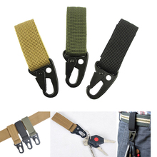 Molle outdoor kit tactical attach belt strap Quickdraw travel bag clip Carabiner camp hike bushcraft hang webbing backpack web 2024 - buy cheap