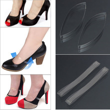 1 par de cadarços transparentes de silicone invisíveis, elásticos para sapatos de salto alto, cadarços transparentes para sapatos, alças de cadarço 2024 - compre barato