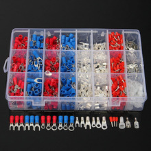 1000Pcs 24Types Insulated Crimp Terminals Kit Electrical Cable Wire Cord Pin End  Connectors Spade Fork Ring Assorted Set 2024 - buy cheap