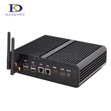 Kingdel New arrival i74500U 4510 4560U 4600U,Dual Core,Fanless Mini PC,HTPC,Max16GB RAM,2*Gigabit LAN+2*HDMI+SPDIF+4*USB3.0,Wifi 2024 - buy cheap