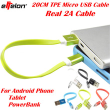 Effelon 5V 2A TPE Colorful Flat Usb Charger wire Sync Data Cable For Samsung Galaxy S3 S4 S5 S6 Portable Powerbank Android 2024 - buy cheap