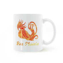 Fire Phoenix Coat of Arms Secular Bird Firebird Mug Coffee Milk Ceramic  Creative DIY Gifts Home Decor Mugs 11oz T223 2024 - buy cheap