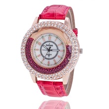 Relógio de pulso feminino, relógio de pulso com pulseira de couro de quartzo, casual, para negócios, da moda, feminino 2024 - compre barato