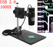 Free shipping Portable Digital USB microscope Endoscope Magnifier 1000X, 50X ~ 1000X 2024 - buy cheap