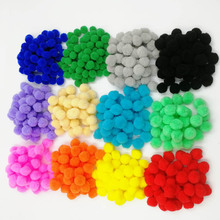 650Pcs 8/10/15/20/25mm Mini Fluffy Soft Pom Poms Pompoms Ball Handmade Kids Toys Wedding Decor DIY Sewing Craft Supplies 2024 - buy cheap