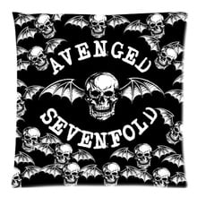 Avenged Sevenfold & A7X DIY Caso Jogar Travesseiro Capa de Almofada Sofá Carro Casa Decor 18 "* 18" em Dois lado Frete Grátis 2024 - compre barato