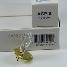 Para Topcon ACP-8 12 v 50 w projetor lâmpada, 42412-20400 LS, 7027 conjunto da lâmpada de halogéneo 12V50W, 2 pinos rodada disco de bronze 2024 - compre barato