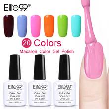 Elite99 10ml Macaron Color UV Gel Varnish Quick  Drying Soak Off Nail Art Manicure Gel Lacquer Semi Permanent Nail Gel Polish 2024 - buy cheap