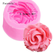 3D силиконовая форма в виде цветка розы помадка, подарок, украшение шоколада, фотоглина, формы для выпечки из смолы 50-103 2024 - купить недорого
