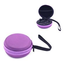EVA Round Essential Oil Storage Bag 11 Compartments Essential Oil Bottle Display Box Container Suitable For 1ml 2ml 3ml Bottle 2024 - buy cheap