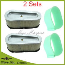 2x Air Filter Set For Briggs & Stratton 282700 283700 286700 287700 28M700 28N700 28P700 28Q700 28R700 28T700 28V700 28S700 2024 - buy cheap