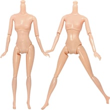 NK Two Pcs/Set 12 Joints Doll Naked Body Birthday Gift DIY Kids Toy For Barbie Doll For 1/6 BJD Doll Without Head Doll Accessory 2024 - buy cheap