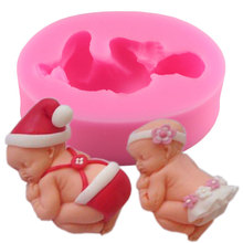 3D Sleep Baby Handmade Soap Mold Candle Chocolate Cake Decorating Tools DIY Cookies Fondant Silicone Mold Silicone Mould 2024 - buy cheap