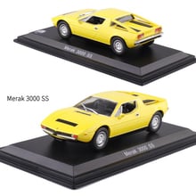 Carrinho de corrida escala 1:43, metal, modelo de carro de rally, brinquedos fundidos, exibição de coleção f com capa transparente 2024 - compre barato