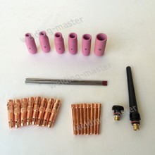 Tig Electrode Tig Torch WP 17 18 26 Master Kit Consumables Tungsten Electrode Nozzle Collet Body 28pcs 2024 - buy cheap