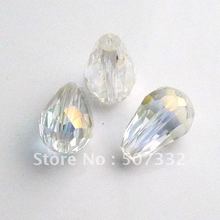 Free shipping wholesale AAA Top Quality 8x13mm 5500 teardrop beads crystal glass Clear AB colour 200pcs/lot ADK401AB 2024 - buy cheap