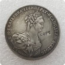 Tpye #2 _ 1770 moeda rússia 1 rublo moeda comemorativa cópia-moedas réplicas de moedas colecionáveis 2024 - compre barato