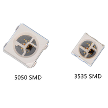 10 ~ 1000 шт SK6812 5050/3535 RGB SMD (аналогично WS2812B) индивидуально адресуемый цифровой полноцветный светодиодный чип пикселей DC5V 2024 - купить недорого