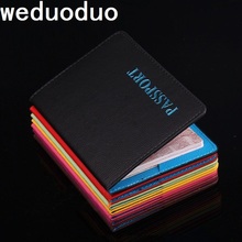 Weduoduo New High Quality Travel Passport Cover Women Men Fashion Go Abroad Passport Holders Cute Colourful Cases Casual Design 2024 - buy cheap