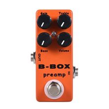 MOSKY B-Box Electric Guitar Preamp Overdrive Effect Pedal Full Metal Shell True Bypass 2024 - buy cheap