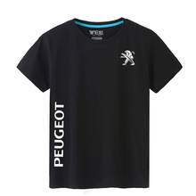 Sunmmer Men T Shirts print cotton O-Neck short-sleeved Peugeot T-shirt Men's Casual brand Tee Shirt men tshirt 2024 - buy cheap