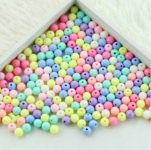 Mixed Colors 6.8.10.12.14.16mm Acrylic Gumball Bubblegum Beads Round  Loose DIY Plastic Beads Jewelry Making Accessories 100g 2024 - buy cheap