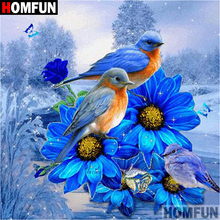 HOMFUN 5D DIY Diamond Painting Full Square/Round Drill "Animal bird" 3D Embroidery Cross Stitch gift Home Decor A01527 2024 - buy cheap