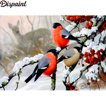 Dispaint Full cuadrado/redondo taladro 5D DIY diamante pintura "Animal pájaro" bordado punto de cruz 3D decoración del hogar regalo A10104 2024 - compra barato