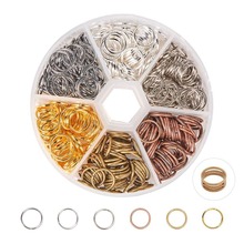 1 Box 6 Colors Iron Plated Jump Rings Wire 21-Gaug Jewelry Findings for Jewelry Making DIY Supplies 4mm 5mm 6mm 7mm 8mm 10mm 2024 - buy cheap