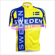 Customized 2019 cycling jersey yellow  Sweden team clothing pro team bike wear riding racing Quick Dry Mountain road nowgonow 2024 - buy cheap