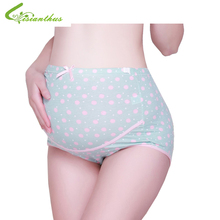 Pregnant Woman Underpants Maternity Adjustable Underwear Cotton Shorts Polka Dots High Waist Panties Soft Intimates Free Ship 2024 - buy cheap