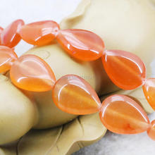 Acessórios brilhantes laranja pedra natural contas soltas 15 polegadas faça você mesmo design de joias atacado 13x18mm presentes para mulheres meninas 2024 - compre barato