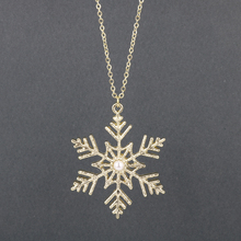 Роскошные подвески и ожерелья dongsheng со снежинками и кристаллами, модное ожерелье-цепочка золотого цвета для женщин, ювелирные изделия, Рождественский подарок-30 2024 - купить недорого