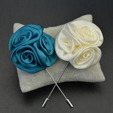 Men's Lapel Rose Flower Stick Bar Brooch Pin Wedding Suit Accessory Jewelry Gift fashion 2024 - buy cheap