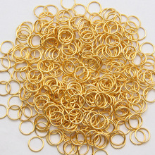 Anillos abiertos de 160 a 2700 unidades, conectores de anillos divididos dorados de 4, 6, 8, 10 y 12mm para joyería Diy, fabricación de accesorios a granel 2024 - compra barato