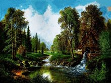 Free shipping different sizes gobelin tapestry,beautiful landscape picture 2024 - buy cheap