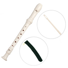 C Ключ 8 отверстий сопрано осушитель флейта рекордер кларнет для детей инструмент для начинающих с Fingering Chart Чистящая палка 2024 - купить недорого