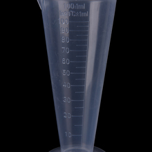1 pc 100ml transparente cilindro de medição plástico copo de medição ferramentas de medição para material de laboratório escolar 2024 - compre barato